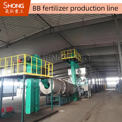 Customized Voltage 15-22kw High Precision BB Fertilizer Production Line for Bulk Blending Fertilizer Plant