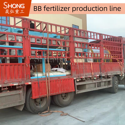 PLC Controlled BB Fertilizer Production Line with 3-4 T/H Capacity and Stainless Steel Material