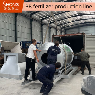 20-50t/h Capacity Carbon Steel Bulk Blending Fertilizer Production Line with PLC Control System