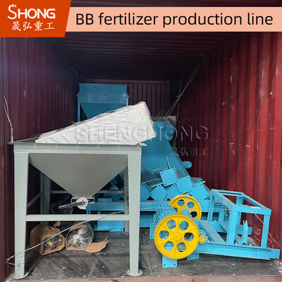 Semi-automatic BB Fertilizer Production Line with PLC Control for 10-30 Tons per Hour Bulk Blending Fertilizer Plant