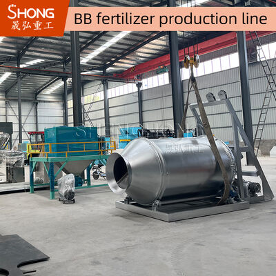 Oval Shape BB Fertilizer Mixer with PLC Control System for 1-50 Tons Per Hour Bulk Blending Fertilizer Production Line