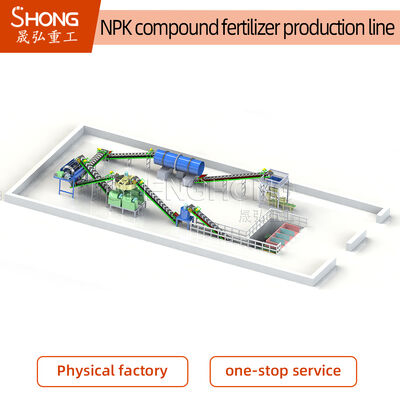 Customizable Irregular Design NPK Fertilizer Making Plant with Total Nutrient Content ≥90% and Easy Operation