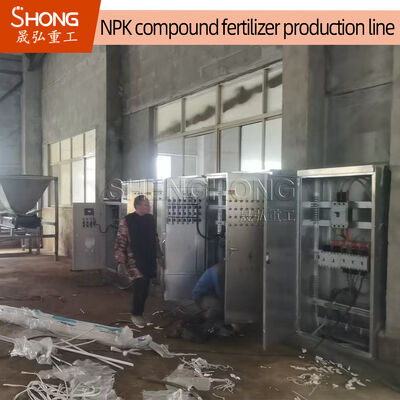Organic Matter Content ≥30% NPK Fertilizer Production Line with 1-2 Tons Per Hour Capacity and Double-Roller Granulation