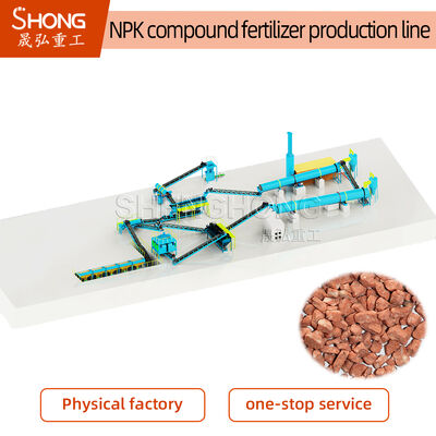 Easy Operation NPK Fertilizer Production Line with High Organic Matter Content and Long Service Life