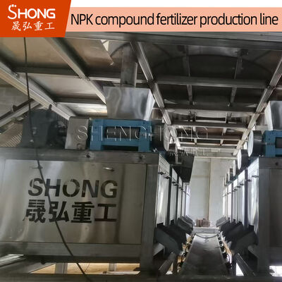 NPK Fertilizer Production Line with Binder-free Granulation Technology, 5-25 Tons/Hour Capacity and 18-22kWh/Ton Power Consumption