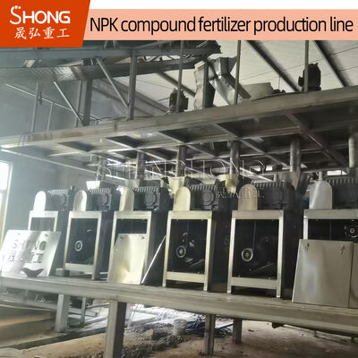 Polymers Coating Compound Fertilizer Production Line with 380V Power Supply and ≥90% Total Nutrient
