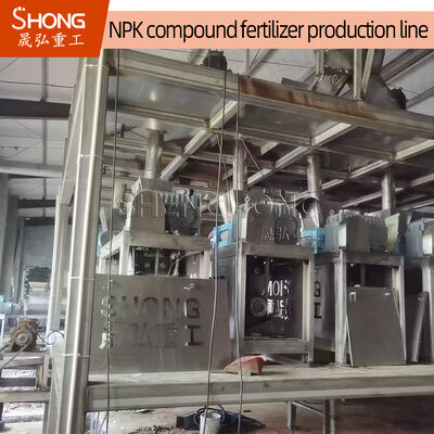 Roller Press NPK Fertilizer Production Line with 40 Mesh Feed and Oval Shape Granules for 380V Voltage