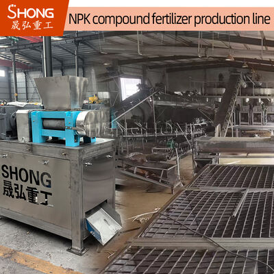 Customized NPK Fertilizer Production Line with ≥90% Total Nutrient Content and PLC Control System
