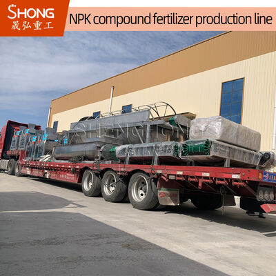 5t/h Capacity Chemical Powder NPK Fertilizer Production Line with Double Roller Extrusion Granulator
