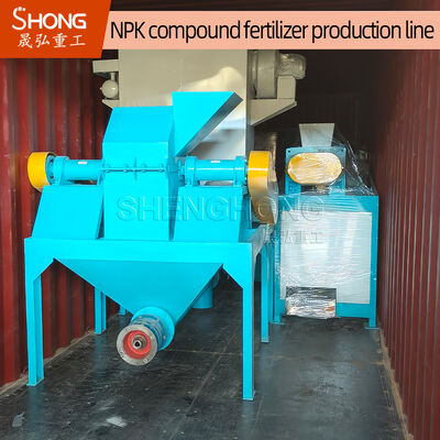 Double Roller Granulator for NPK Compound Fertilizer Production with 12-15 Tons Per Hour Capacity and Dry Powder Granulation