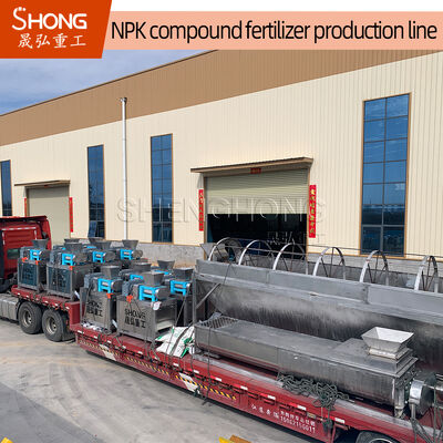 NPK Fertilizer Production Line with Oval Shape Granules and 1-20 Thousand Tons Annual Capacity for Easy Operation