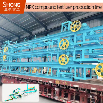 Dry Type NPK Fertilizer Production Line with Oval Shape Granules and 380v Power