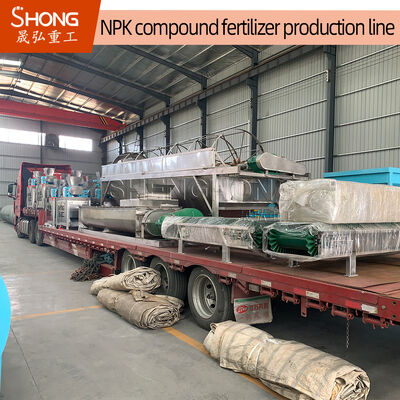 12-15 Tons Per Hour Compound Fertilizer Production Line with No Drying Process and One-Step Granulation