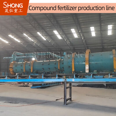 Carbon Steel Rotary Drum Granulator Machine with 70% Granulating Ratio and Corrosion Resistant for Fertilizer Production