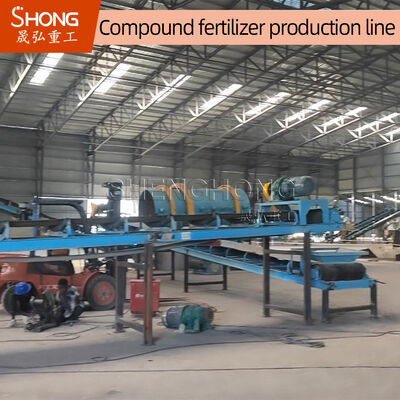 5t/h Capacity NPK Compound Fertilizer Production Line with 70% Granulation Rate and 380V Voltage