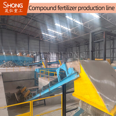 Energy Saving Rotary Drum NPK Granulation Plant with Wide Raw Materials Adaptability and Ball Shape Granules