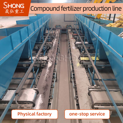 High Efficiency Rotary Drum NPK Fertilizer Plant with Customized Capacity and Carbon Steel Construction