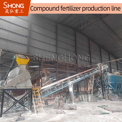 Fully Automatic Ball Shape Compound Fertilizer Production Line with 15T/H Capacity
