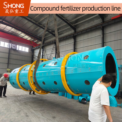 NPK Fertilizer Manufacturing Plant with 10-12 Tons Per Hour Capacity for Ball Shape Granules and Corrosion Resistant Compound Fertilizer Production Line