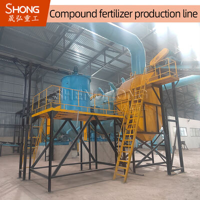5t/h Capacity NPK Fertilizer Production Line with 90% Granulating Ratio and 380V Voltage for Organic Fertilizer Granules Making