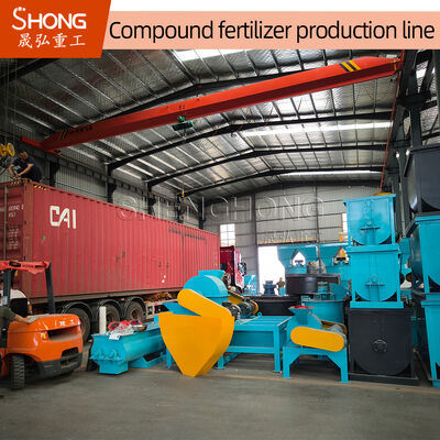 Rotary Drum Compound Fertilizer Production Plant with 12 Months Guarantee for Spherical Particles 1-3mm High Efficiency NPK Fertilizer Granules Making Machine