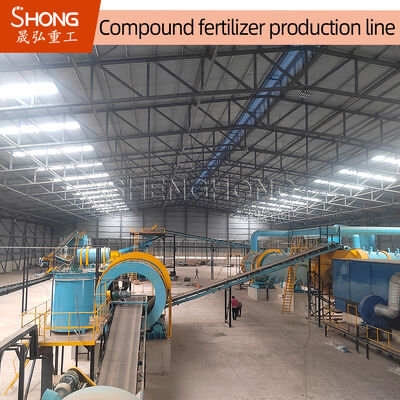 3-4 Tons Per Hour Rotary Drum Granulating Machine for Ball Shape Granules in Carbon Steel Compound Fertilizer Production Line