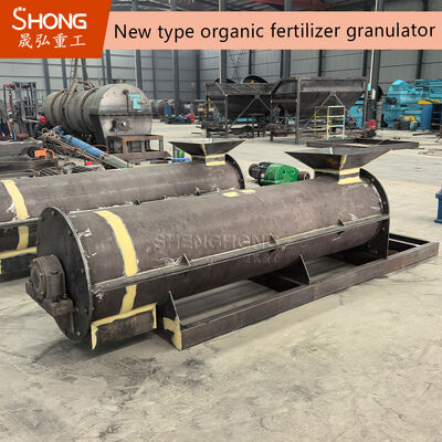 New Type Rotary Drum & Pin Two-in-One Fertilizer Granulator with High Granulation Rate ≥90% and Replaceable Tungsten Carbide Pins for 15%-25% Moisture