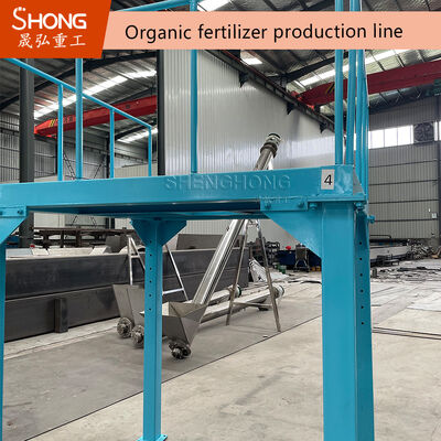 Carbon Steel Organic Fertilizer Production Line with 12-15t/h Capacity for Multi-Process Fertilizer Granulation