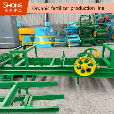 Organic Fertilizer Granulator Machine for Ball or Cylinder Shape Granules with Carbon Steel or Stainless Steel Construction and 42.6-117KW Power