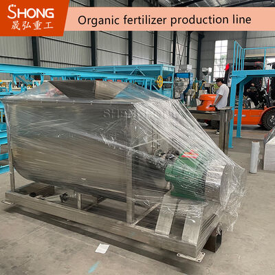20,000 Tons Annual Output Organic Fertilizer Production Line for Chicken Manure with 380V Voltage