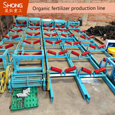 10t/H Poultry Manure Organic Fertilizer Production Line with >98% Granulation Rate for Waste Recycling