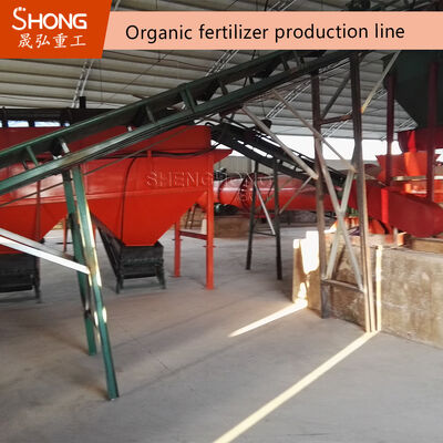 Organic Fertilizer Production Line with Sterilization and Deodorization for 3-5 T/H Output and 95% Granulation Ratio