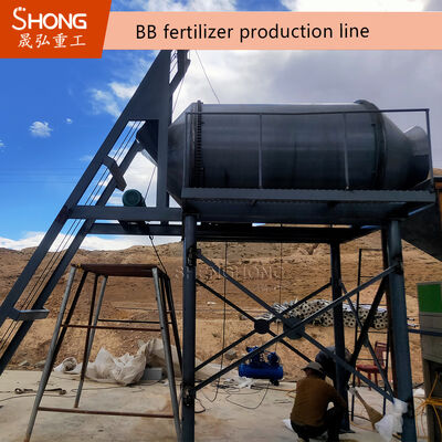 Customizable 1-10t/h Capacity Fertilizer Granulator with 15-30KW Power for BB Fertilizer Production Line