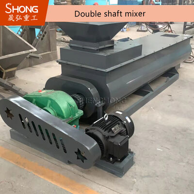1-10 Ton per Hour Compost Mixer Machine with Double Shaft Agitation for Organic Fertilizer Production Line
